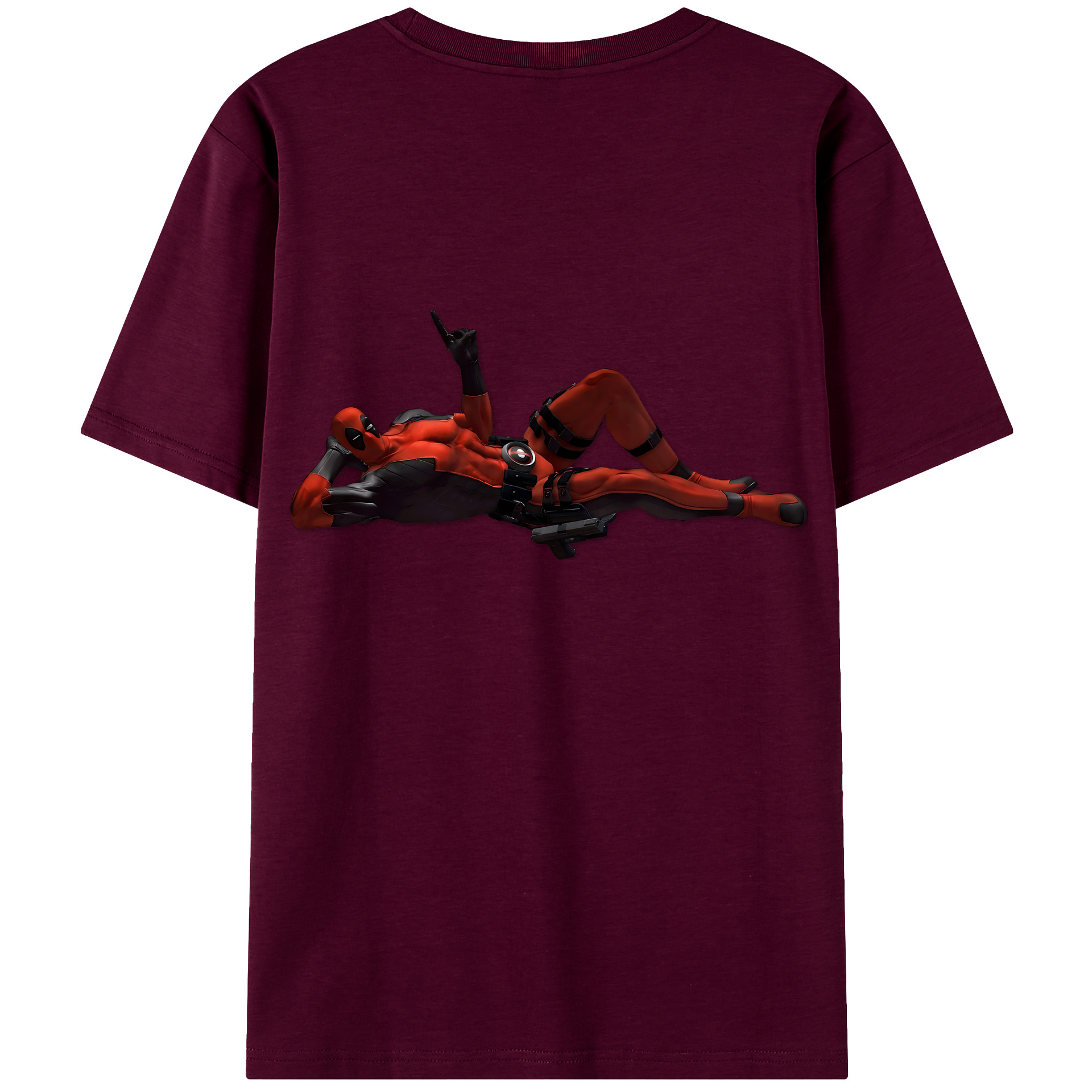 （画像用） Deadpool デッドプール レディース半袖Tシャツ(バックプリント)